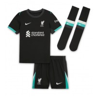 Camiseta Liverpool Mohamed Salah #11 Segunda Equipación Replica 2024-25 para niños mangas cortas (+ Pantalones cortos)